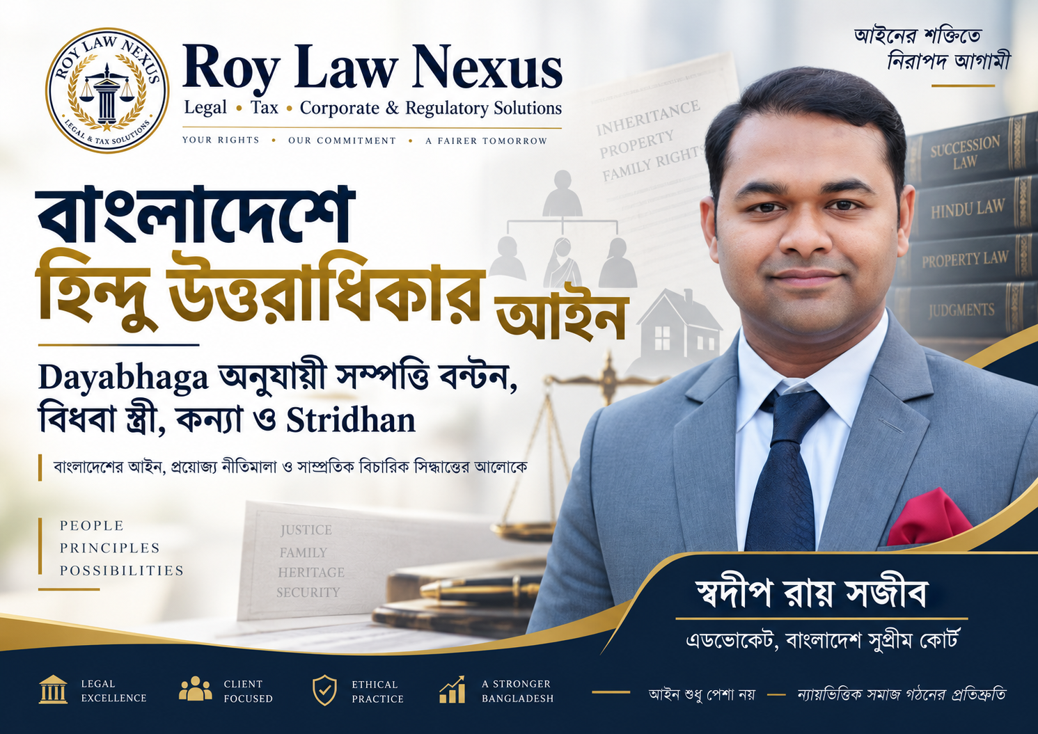 বাংলাদেশে হিন্দু উত্তরাধিকার আইন—দায়ভাগ, বিধবা, কন্যা ও স্ত্রীধন নির্দেশিকা