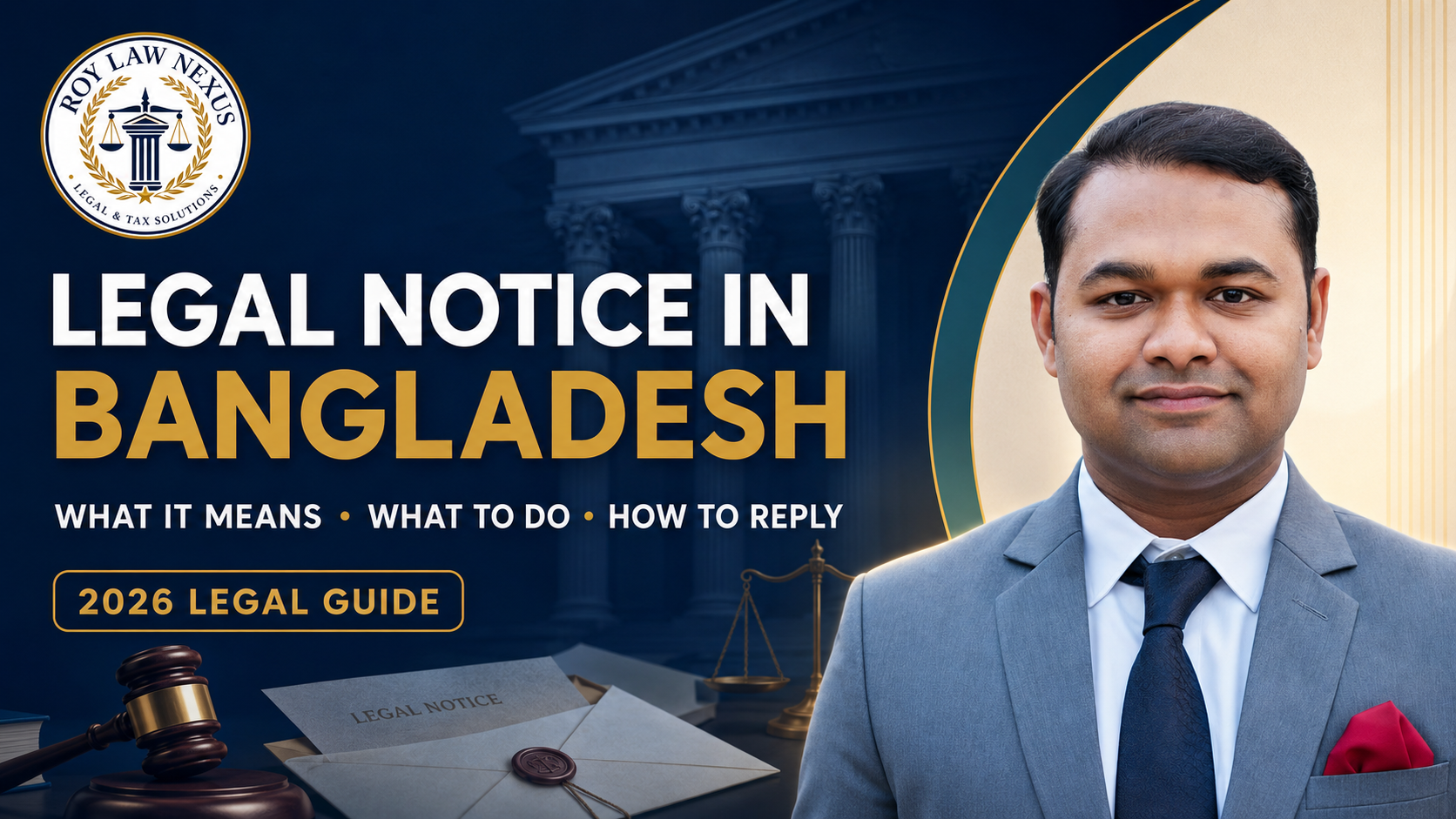 What to do after receiving a legal notice in Bangladesh